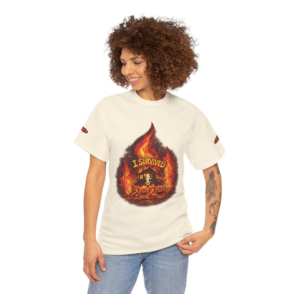 I Survived 2020 — Director's Cut S2:E3 "The California Wildfires" | Wildfire Edition Memorial Unisex Heavy Cotton Tee (SPECIAL EDITION)
