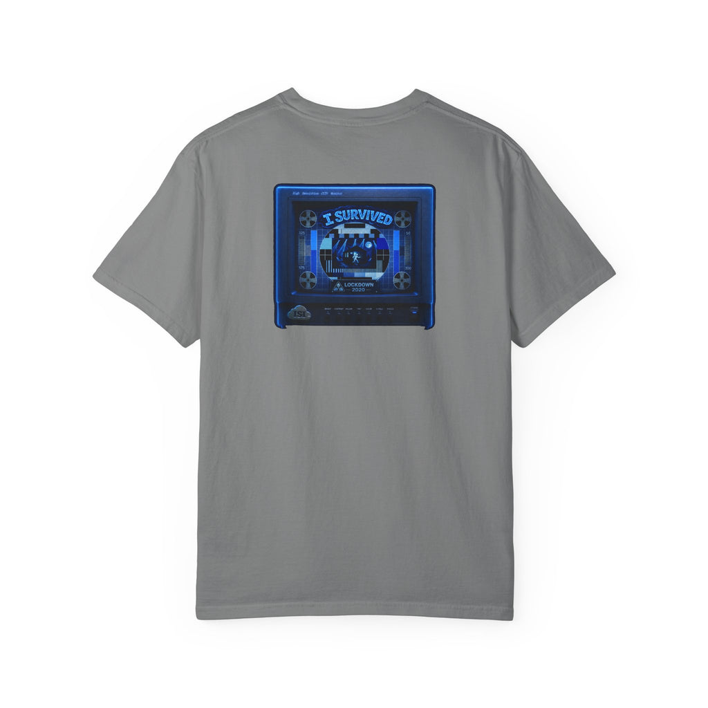 I Survived 2020 — "Please Stand By" Test Pattern Tee Lockdown Special Edition Summer Exclusive Unisex Garment-Dyed T-shirt