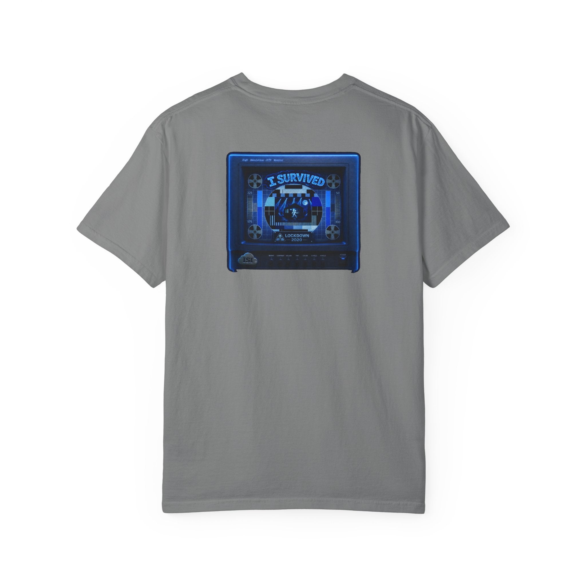 I Survived 2020 — "Please Stand By" Test Pattern Tee Lockdown Special Edition Summer Exclusive Unisex Garment-Dyed T-shirt