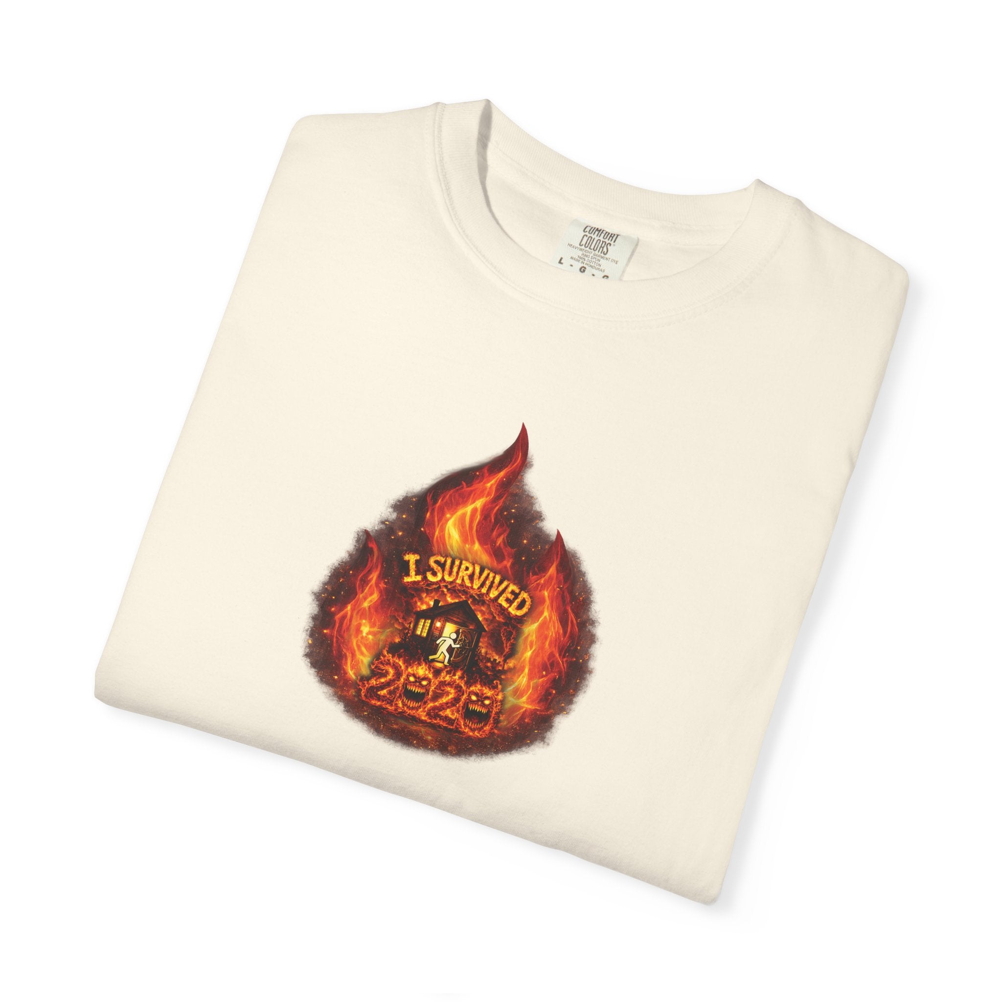 I Survived 2020 — WILDFIRES S2:E4: Director's Cut "Western U.S. Wildfire Season" Memorial Unisex Garment-Dyed T-shirt
