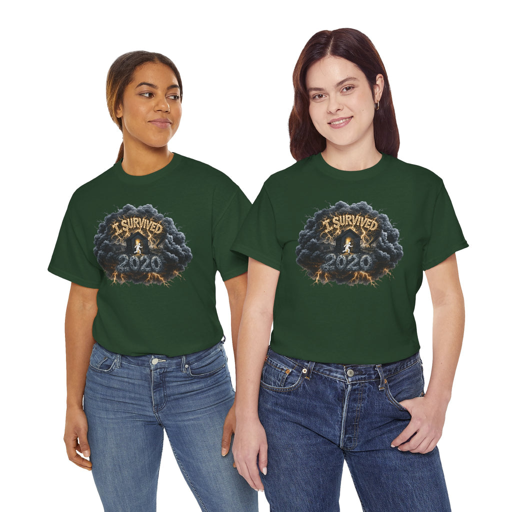 I Survived 2020 — Director's Cut Original Design Teaser Tee | Season 1 Premiere Drop Unisex Heavy Cotton Tee