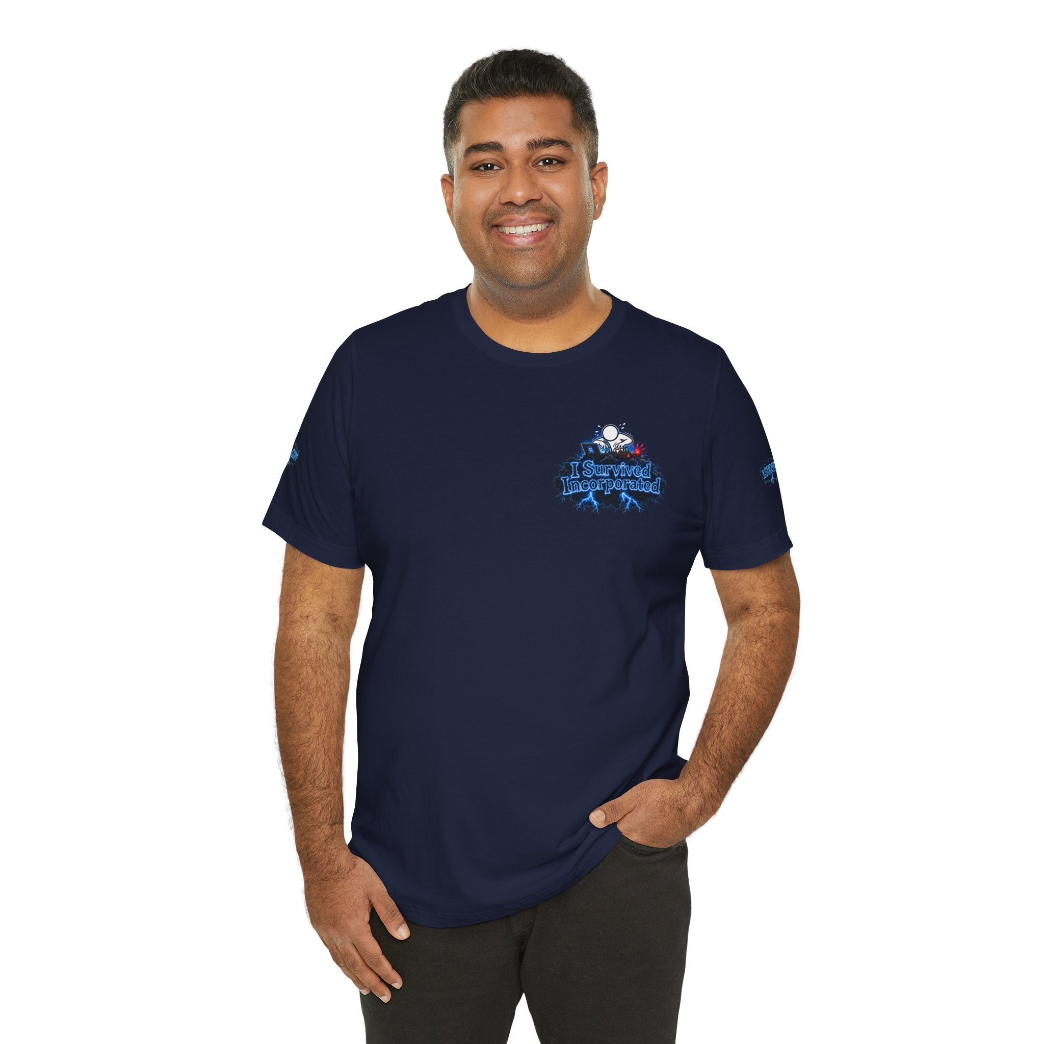 I Survived 2020 — "Please Stand By" Test Pattern Tee Lockdown Special Edition Summer Exclusive Unisex Jersey Short Sleeve Tee
