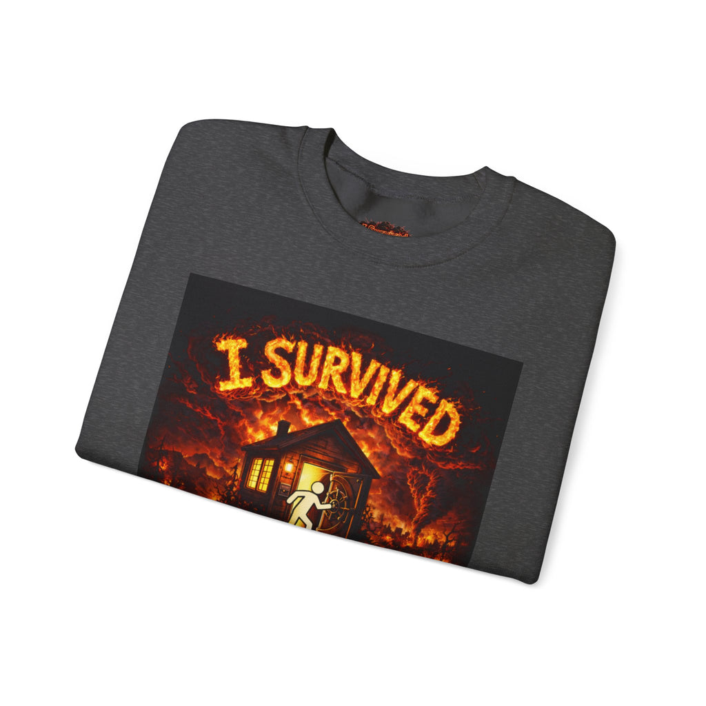 I Survived 2020 — S2:E4 "Western U.S. Wildfire Season" | Mid-Season Finale Pt. 1 | Wildfire Edition Memorial Unisex Heavy Blend™ Crewneck Sweatshirt