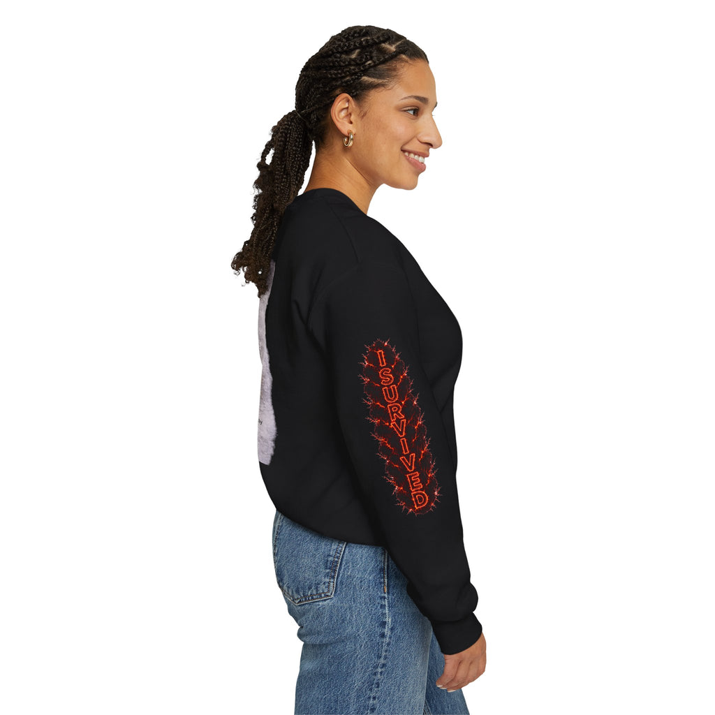 I Survived 2020 — Director's Cut S2:E3 "The California Wildfires" | Wildfire Edition Memorial Unisex Heavy Blend™ Crewneck Sweatshirt