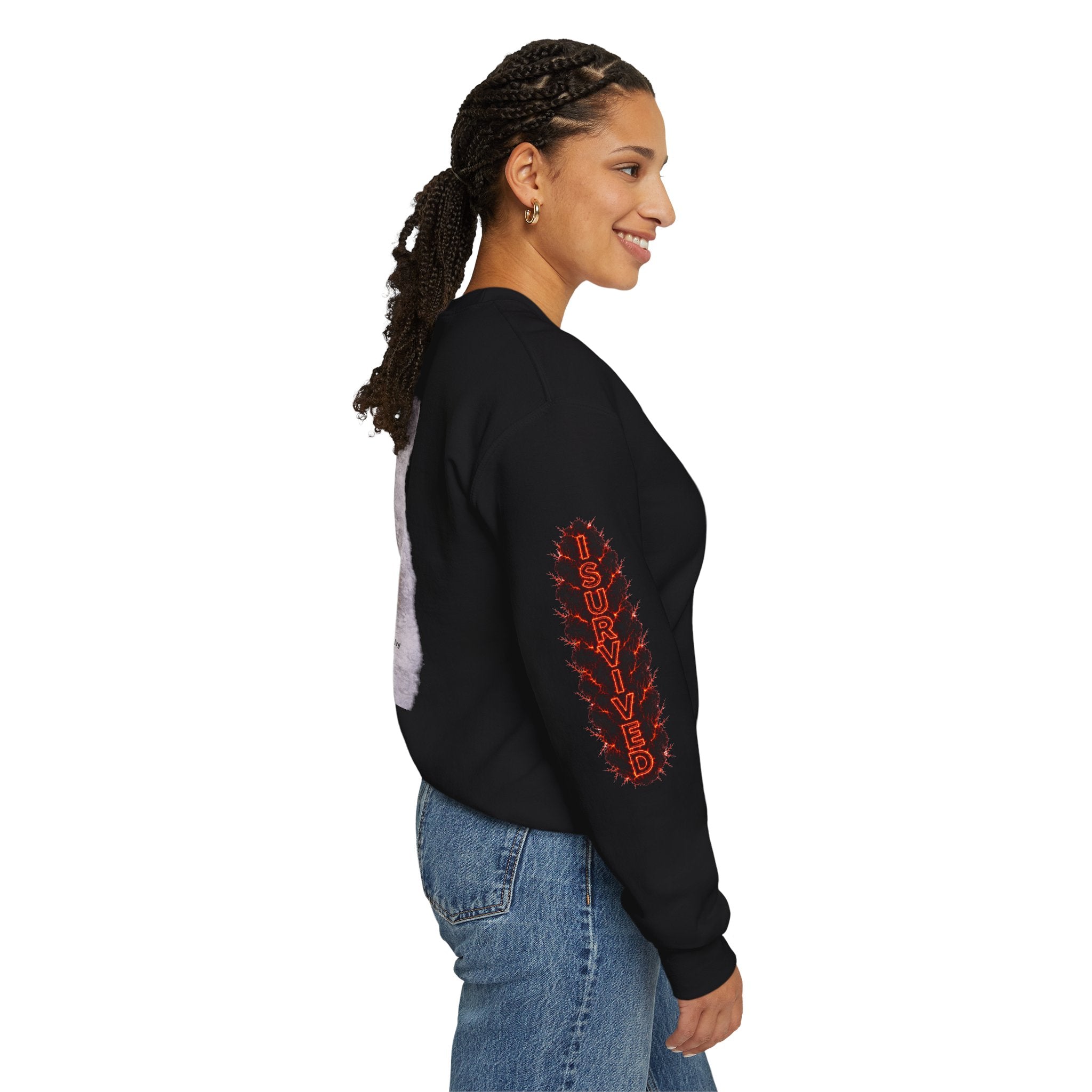 I Survived 2020 — Director's Cut S2:E3 "The California Wildfires" | Wildfire Edition Memorial Unisex Heavy Blend™ Crewneck Sweatshirt