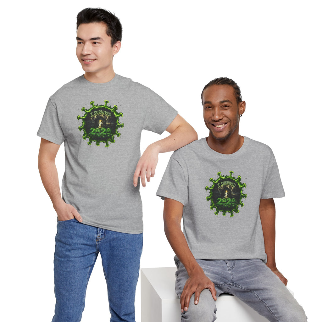 I Survived 2020 — PANDEMIC S1:E2: Director's Cut "The Coming of COVID" Unisex Heavy Cotton Tee