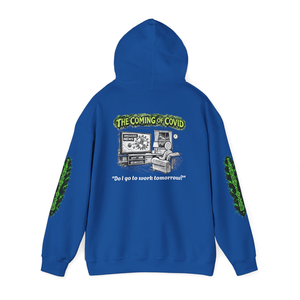 I Survived 2020 — Director's Cut S1:E2 "The Coming of COVID" | Pandemic Edition Hoodie Sweatshirt
