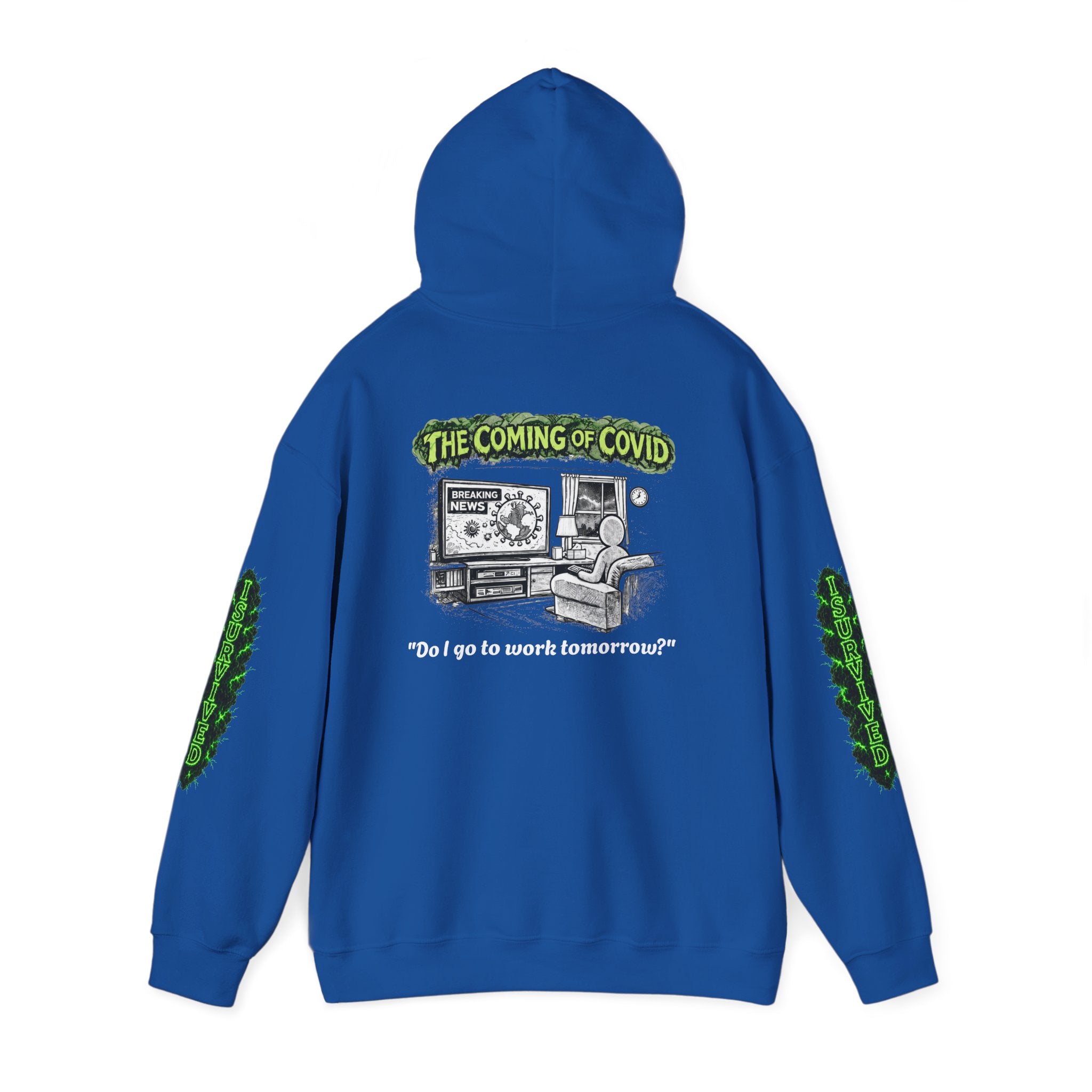 I Survived 2020 — Director's Cut S1:E2 "The Coming of COVID" | Pandemic Edition Hoodie Sweatshirt