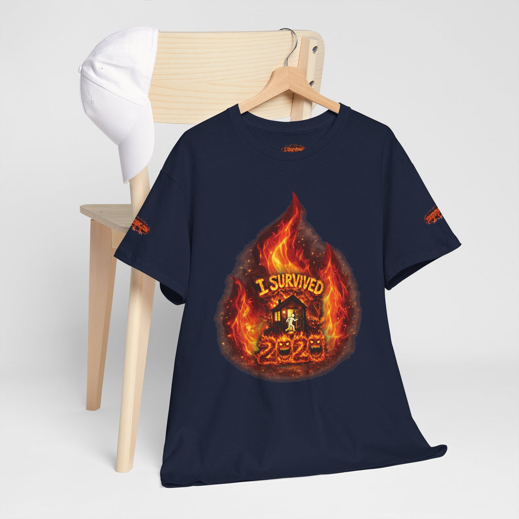 I Survived 2020 — Director's Cut S2:E1 "Berry Creek" | Wildfire Edition Memorial Unisex Heavy Cotton Tee (SPECIAL EDITION)