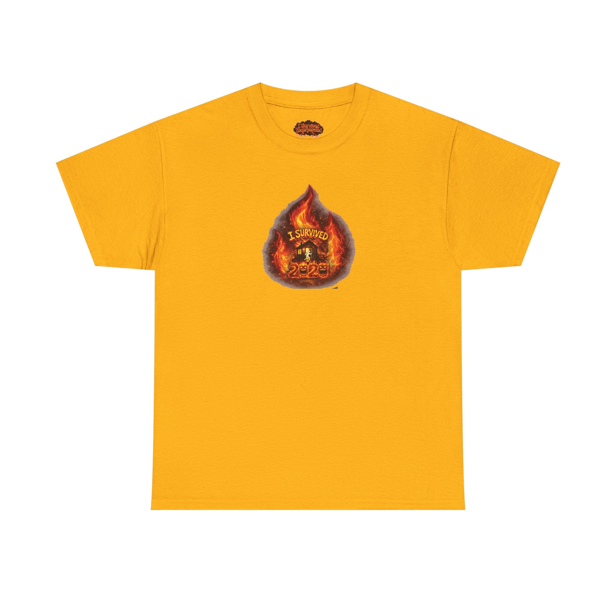I Survived 2020 — WILDFIRES S2:E3: Director's Cut "The California Wildfires" Memorial Unisex Heavy Cotton Tee