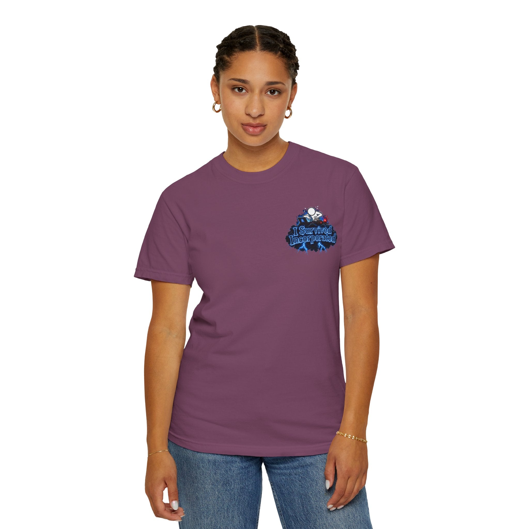 I Survived 2020 — "Please Stand By" Test Pattern Tee Lockdown Special Edition Summer Exclusive Unisex Garment-Dyed T-shirt