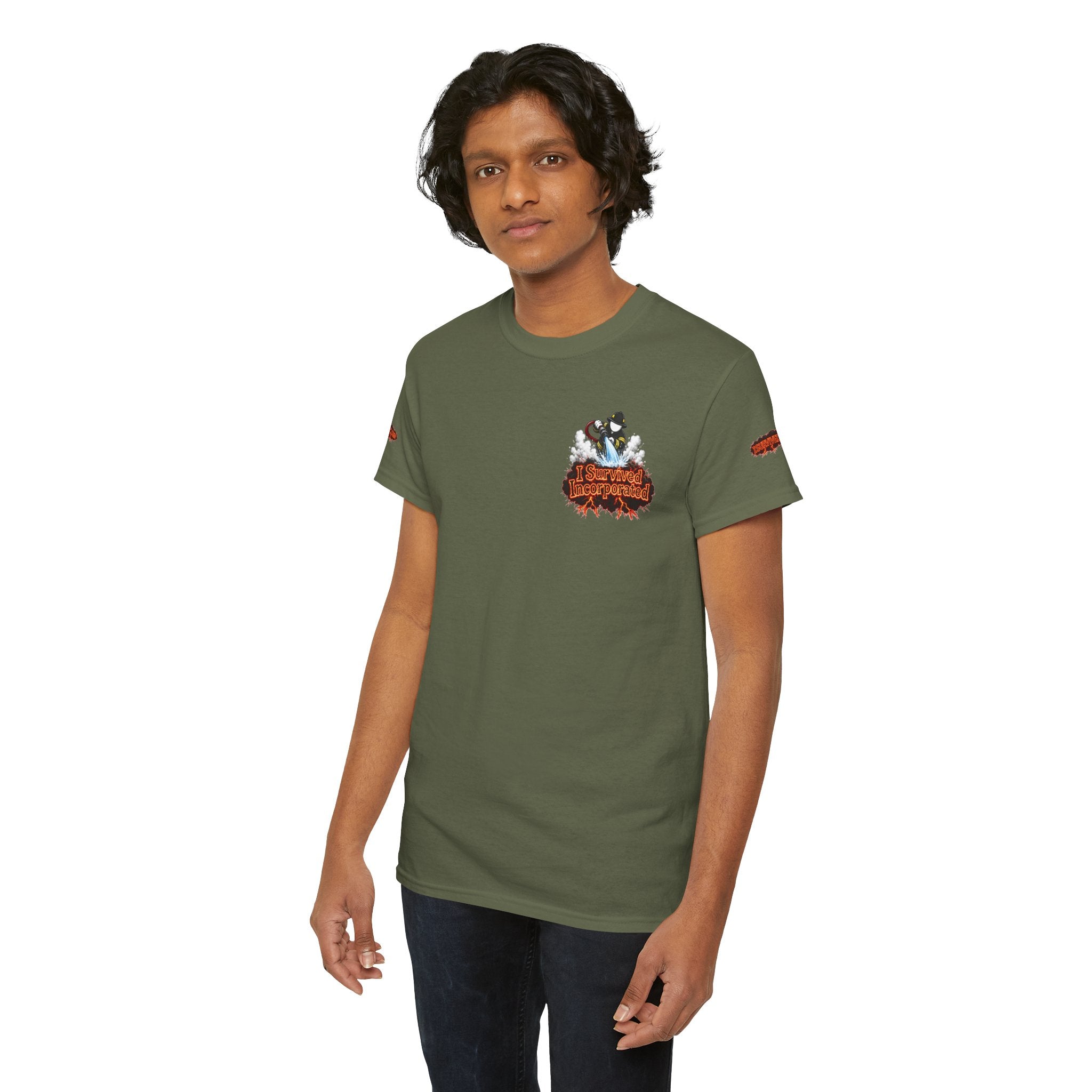 I Survived 2020 — "Please Stand By" Test Pattern Tee Wildfire Signal Special Edition Summer Premiere Unisex Heavy Cotton Tee
