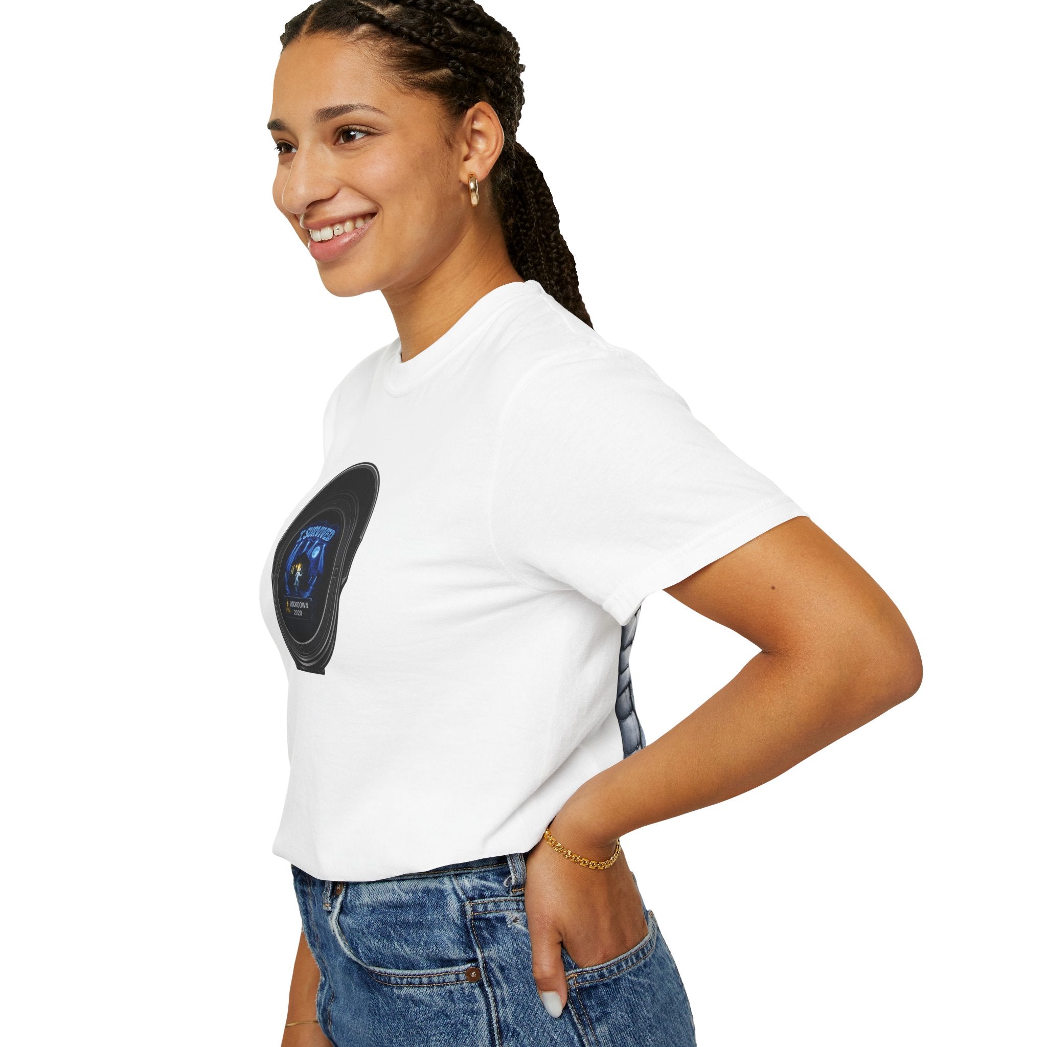 I Survived 2020 —  LOCKDOWN S3:E1: Director's Cut "Quarantine" Unisex Garment-Dyed T-shirt