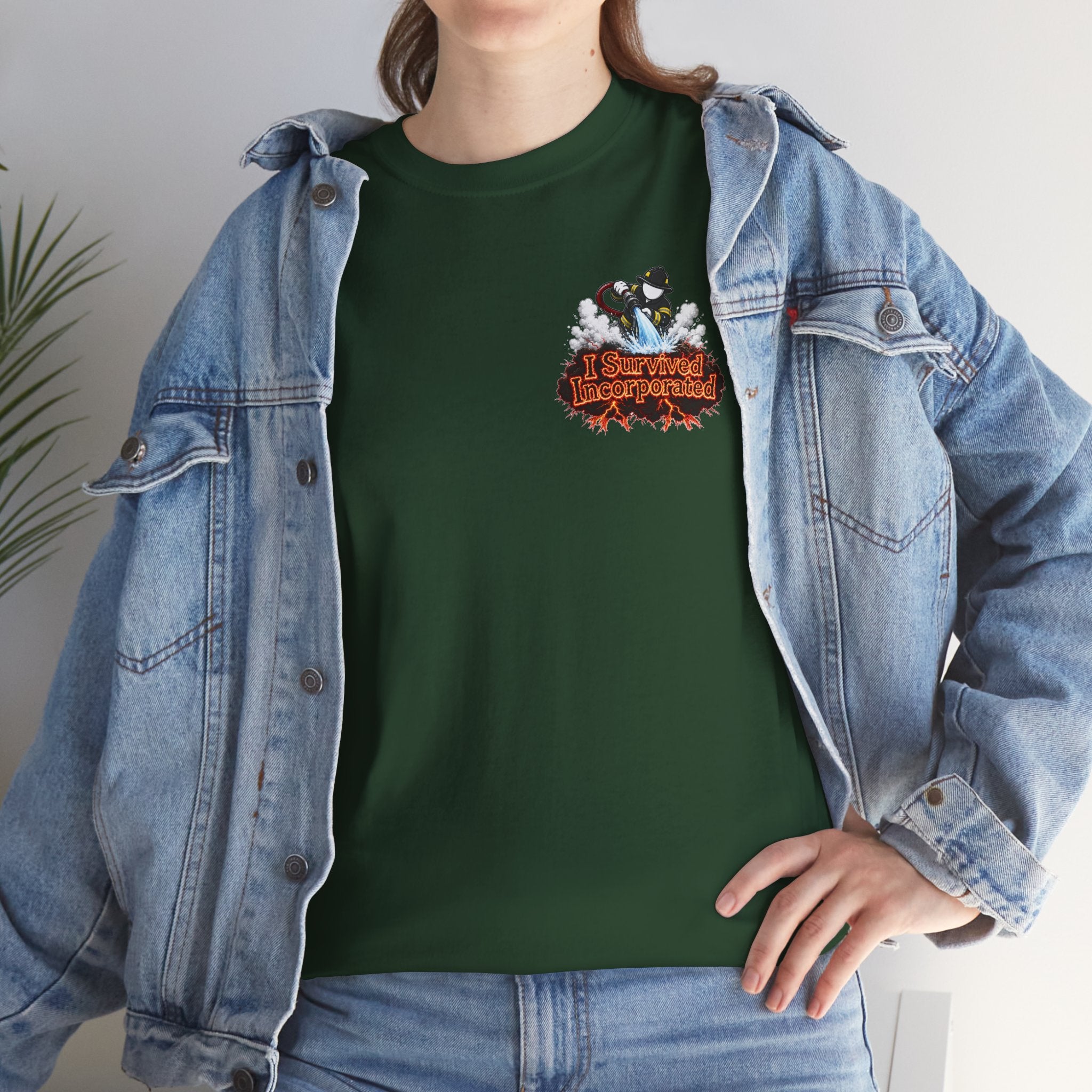 I Survived 2020 — "Please Stand By" Test Pattern Tee Wildfire Signal Edition Summer Premiere Unisex Heavy Cotton Tee