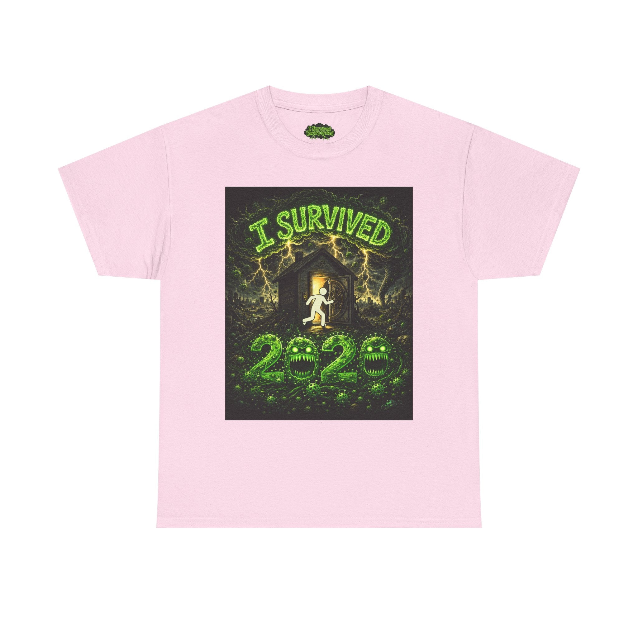 I Survived 2020 — S1:E4 "Mask Madness Mayhem Moment" | Pandemic Edition Unisex Heavy Cotton Tee