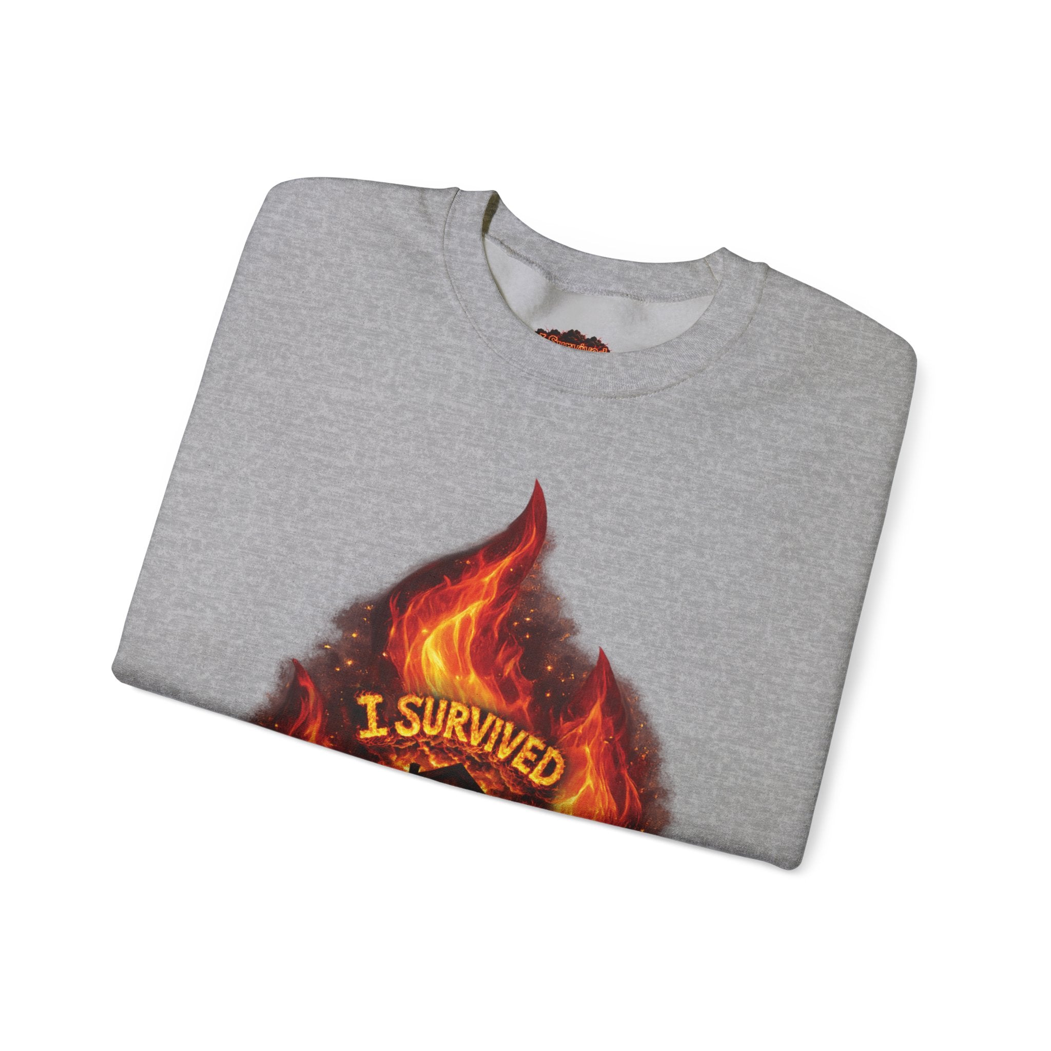 I Survived 2020 — Director's Cut S2:E4 "Western U.S. Wildfire Season" | Mid-Season Finale Pt. 1 | Wildfire Edition Memorial Unisex Heavy Blend™ Crewneck Sweatshirt