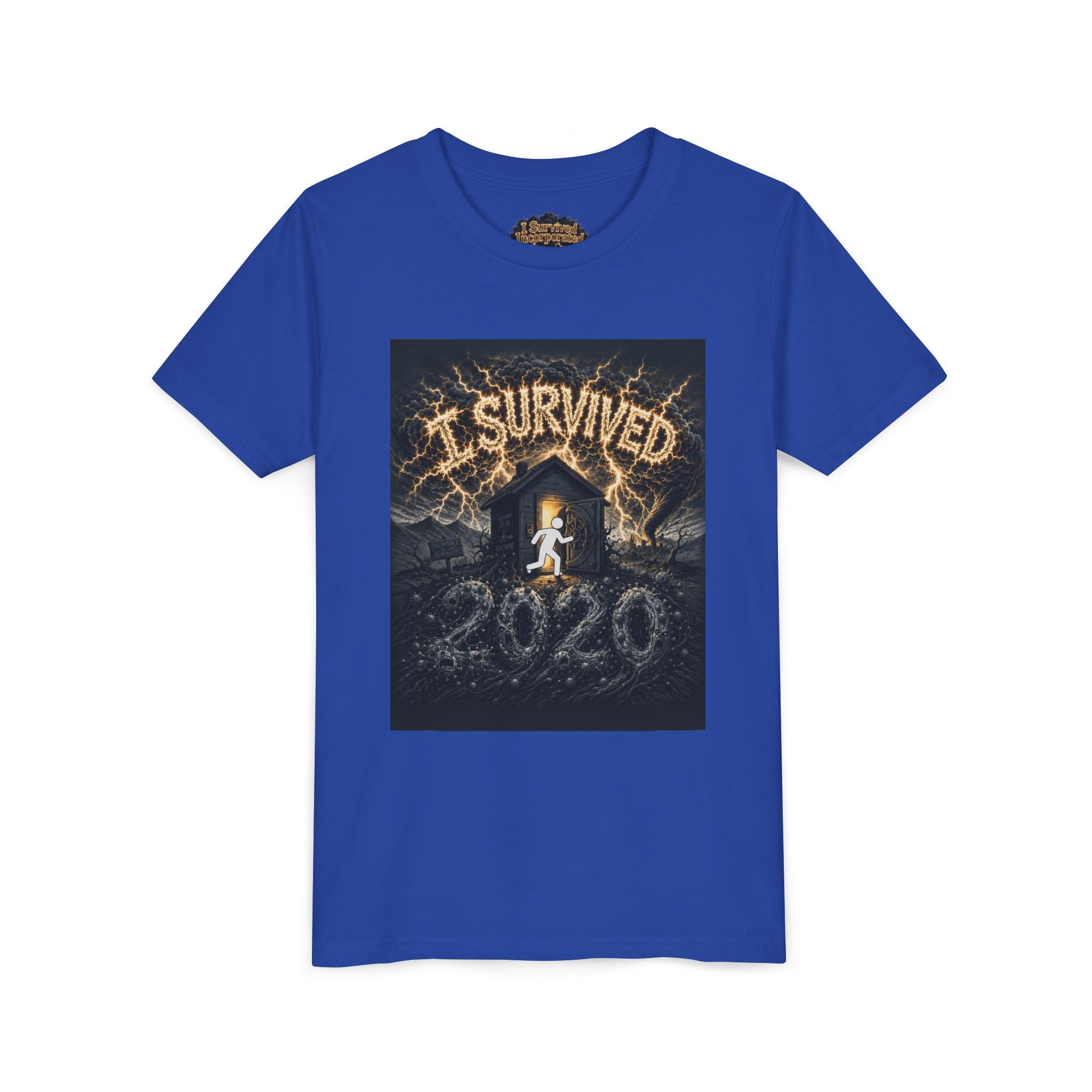 I Survived 2020 — Original Design Teaser Tee | Season 1 Premiere Drop Youth Short Sleeve Tee