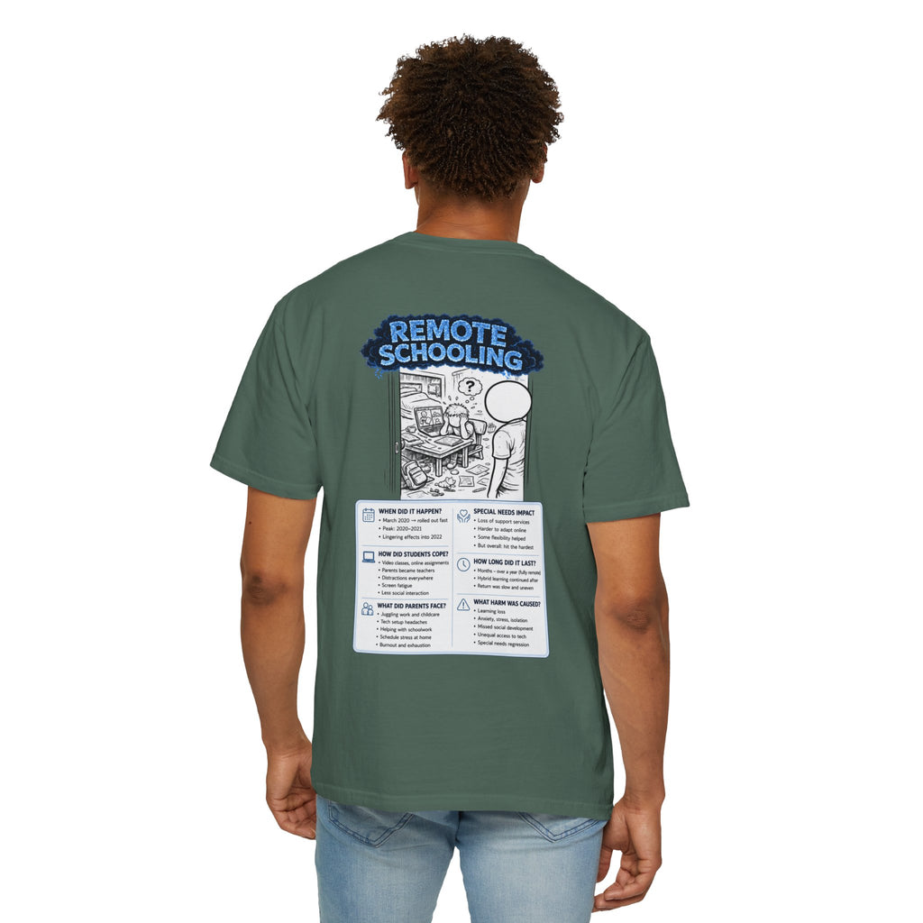 I Survived 2020 — Director's Cut S3:E3 "Remote Schooling" | Lockdown Edition Documentary Unisex Garment-Dyed T-shirt