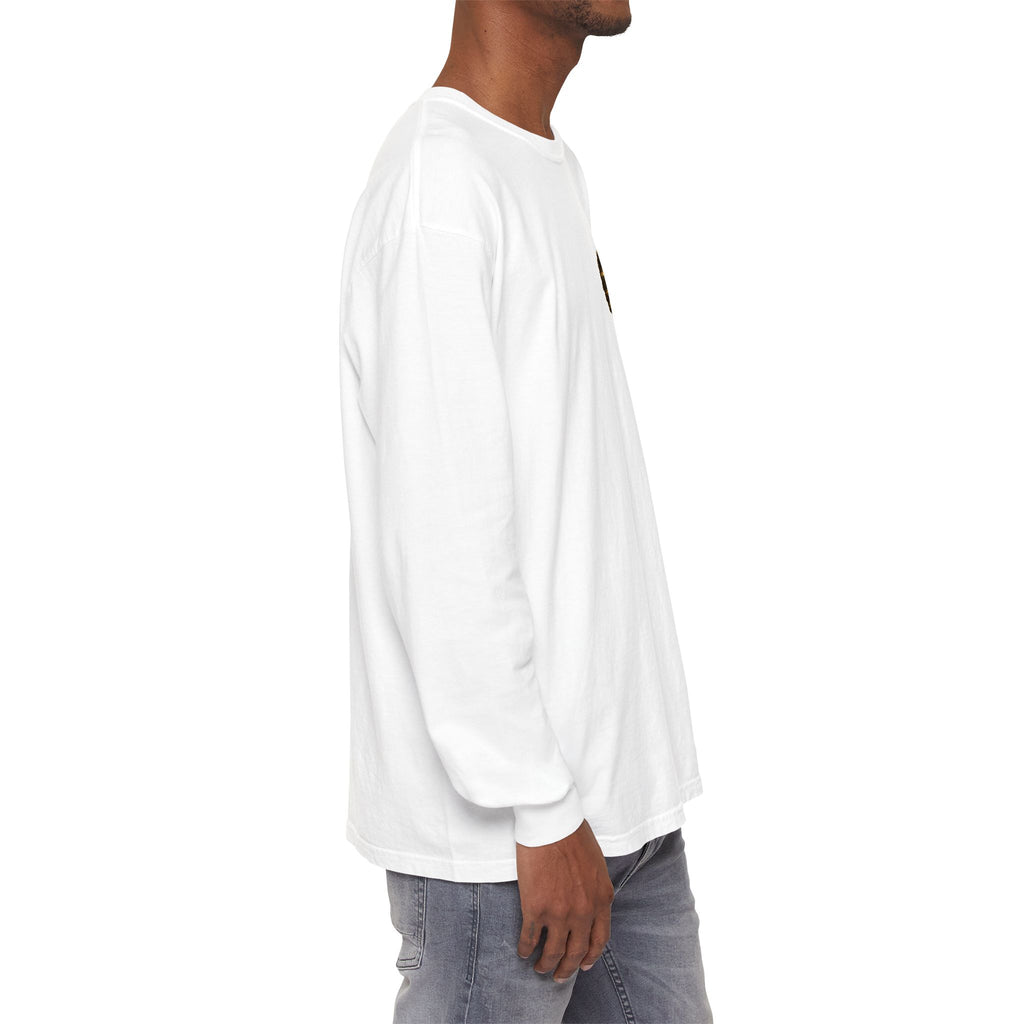 I Survived 2020 — "No Signal" Test Pattern Tee Alien Broadcast Finale Summer Premiere Garment-Dyed Long Sleeve T-Shirt