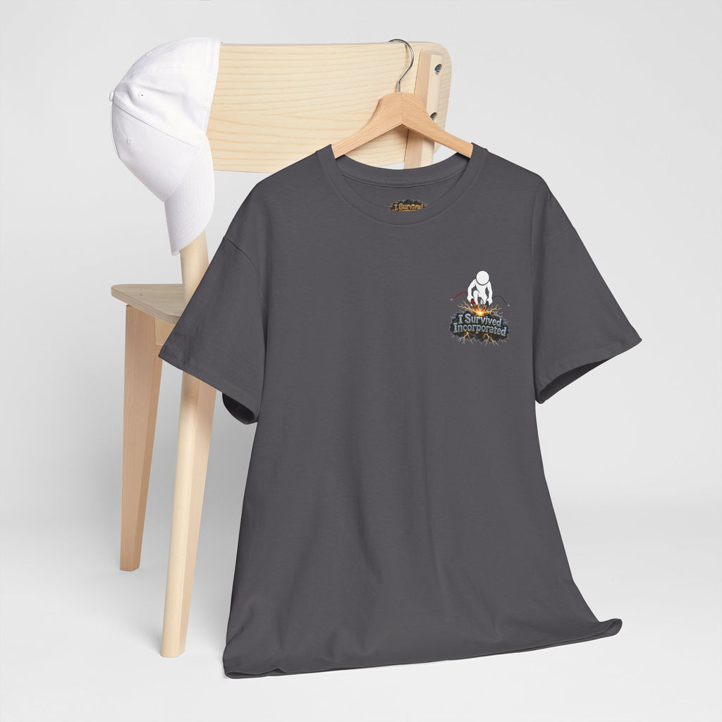 I Survived 2020 — "Please Stand By" Test Pattern Tee Summer Premier Unisex Heavy Cotton Tee