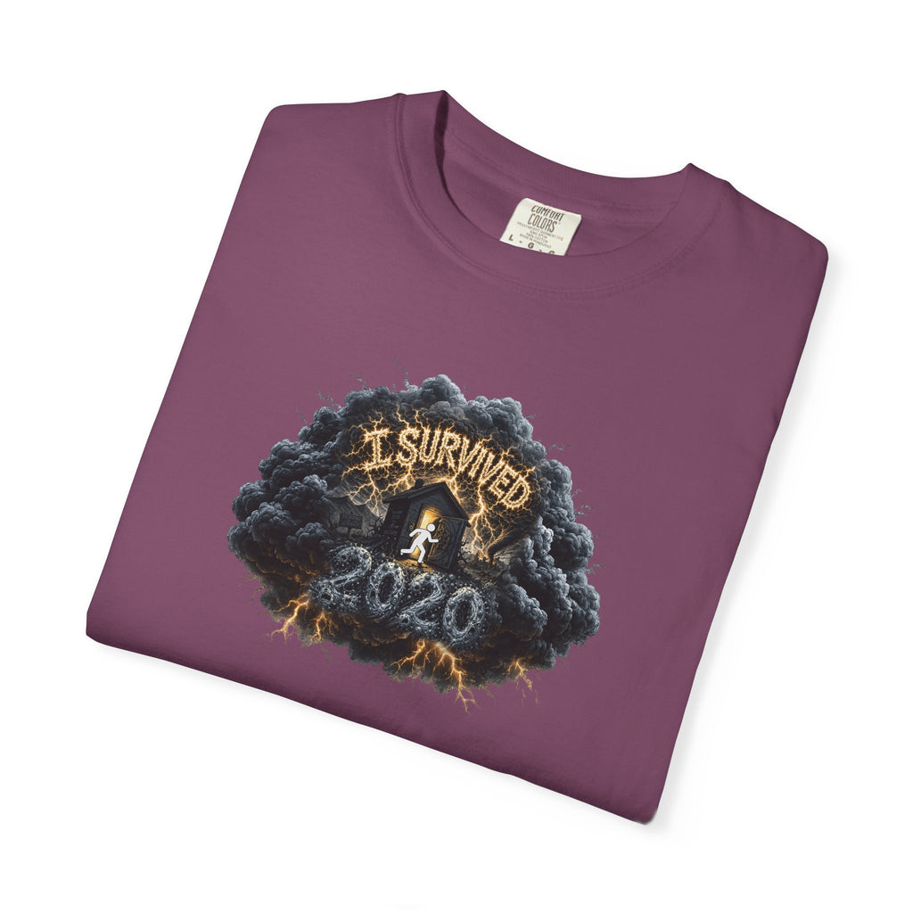 I Survived 2020 — Original PILOT Design: Director's Cut Unisex Garment-Dyed T-shirt