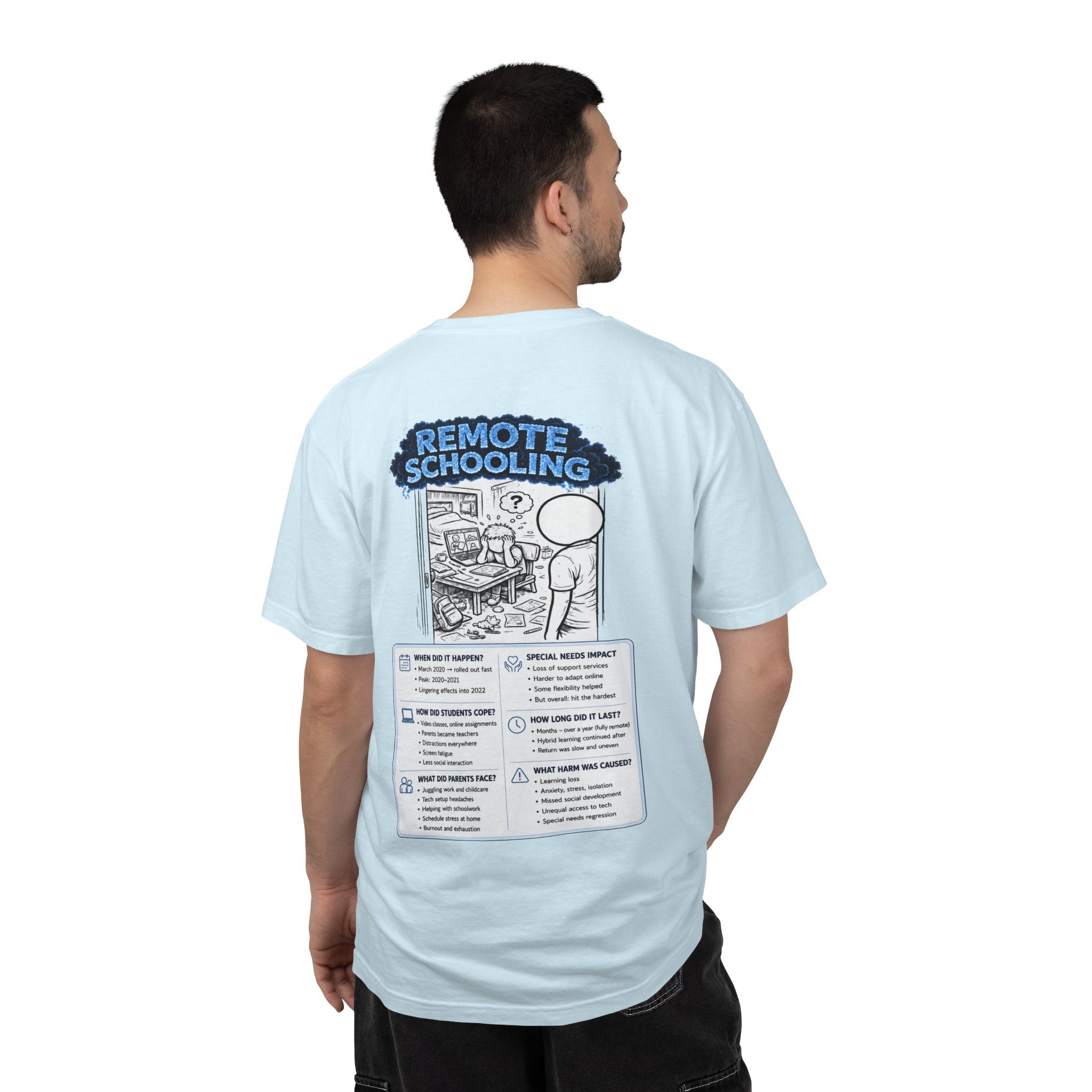I Survived 2020 — Director's Cut S3:E3 "Remote Schooling" | Lockdown Edition Documentary Unisex Garment-Dyed T-shirt