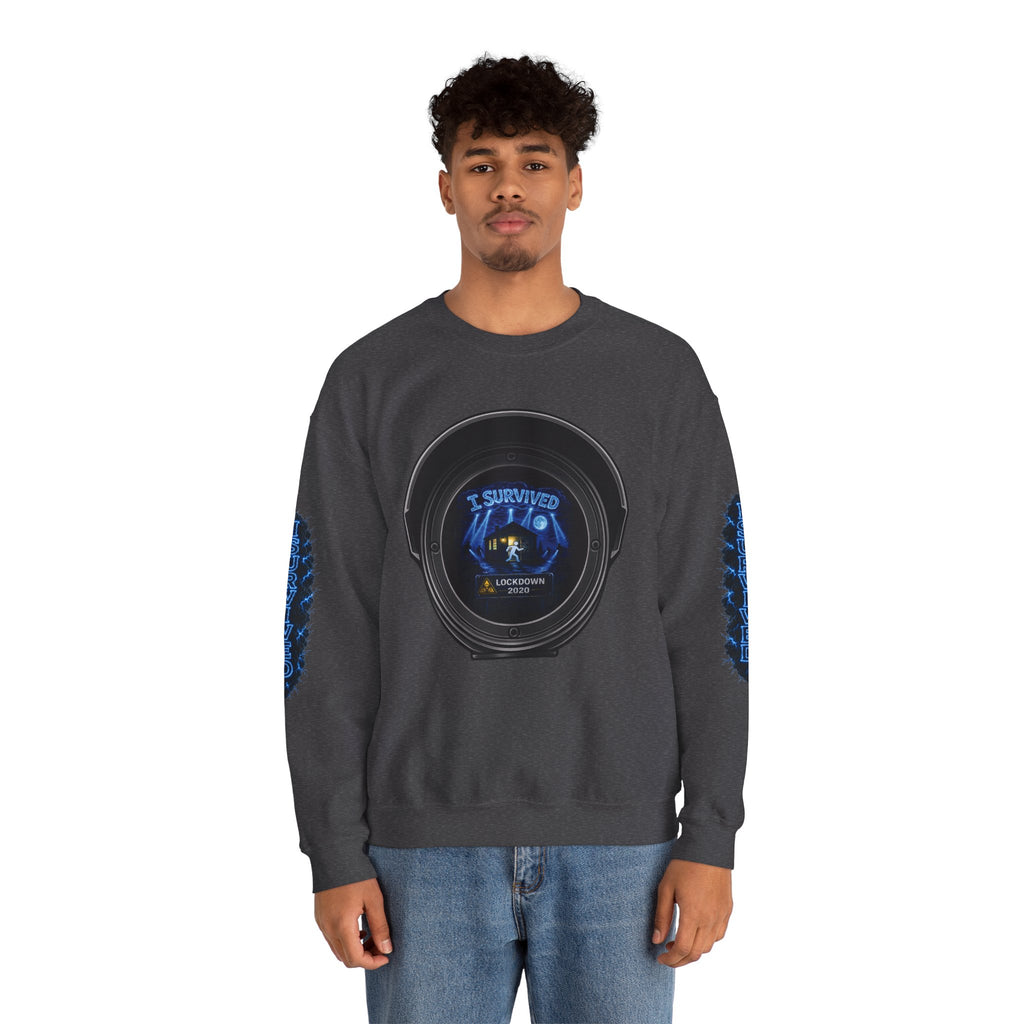 I Survived 2020 — Director's Cut S3:E1 "Quarantine" | Lockdown Edition Documentary Unisex Heavy Blend™ Crewneck Sweatshirt