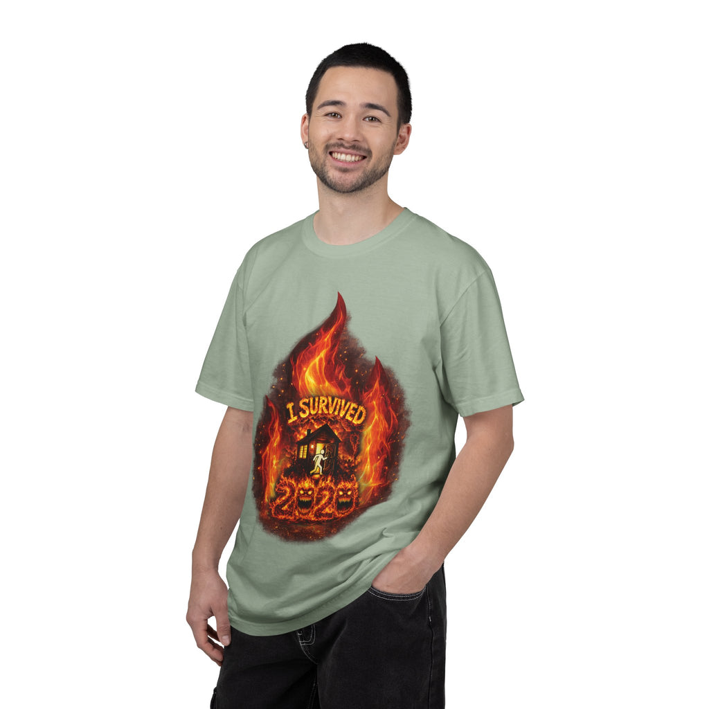 I Survived 2020 — Director's Cut S2:E4 "Western U.S. Wildfire Season" | Mid-Season Finale Pt. 1 | Wildfire Edition Memorial Unisex Garment-Dyed T-shirt
