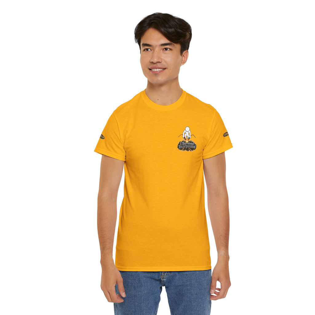 I Survived 2020 — "Please Stand By" Test Pattern Tee Special Edition Summer Premier Unisex Heavy Cotton Tee
