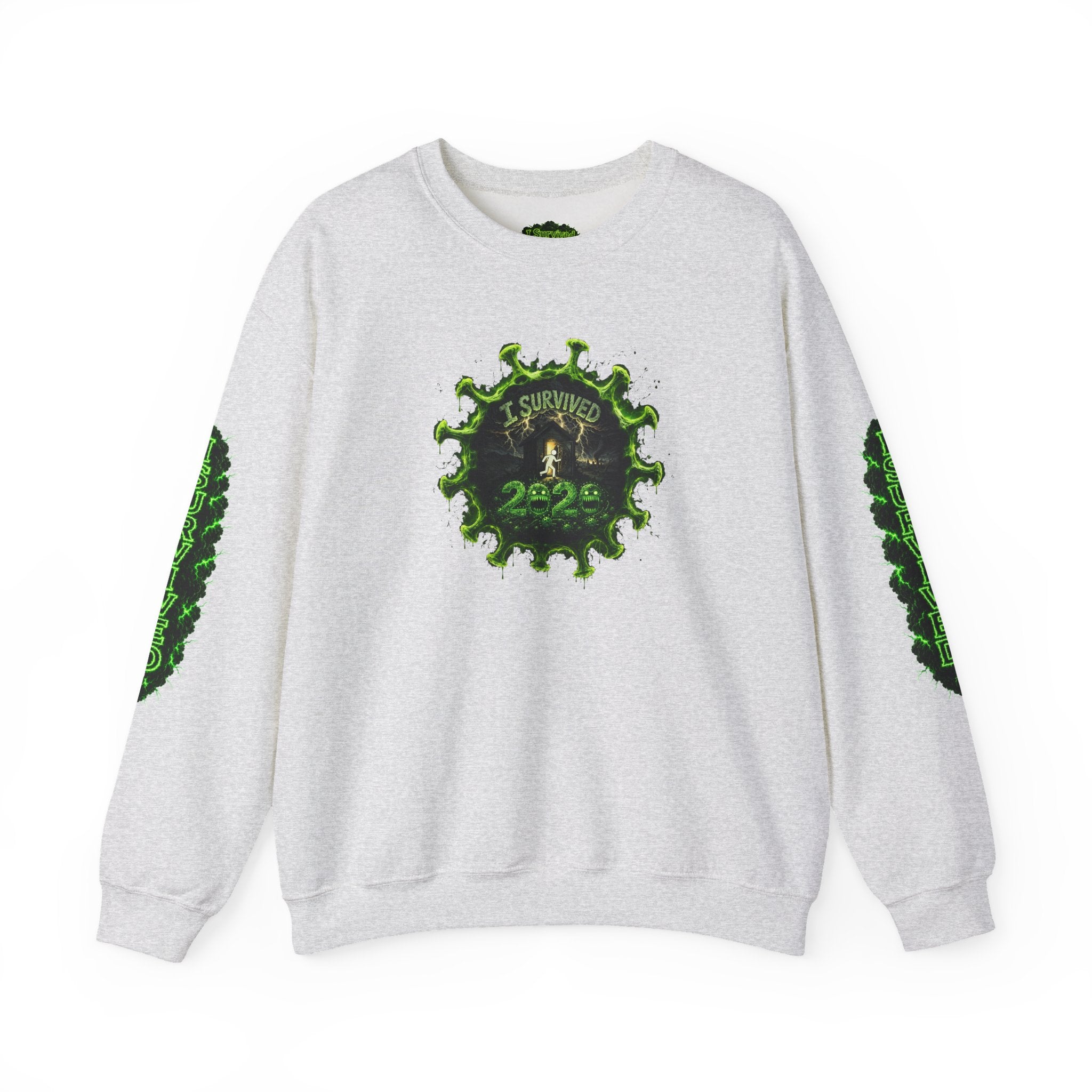 I Survived 2020 — PANDEMIC S1:E4: Director's Cut "Mask Madness" Unisex Heavy Blend™ Crewneck Sweatshirt