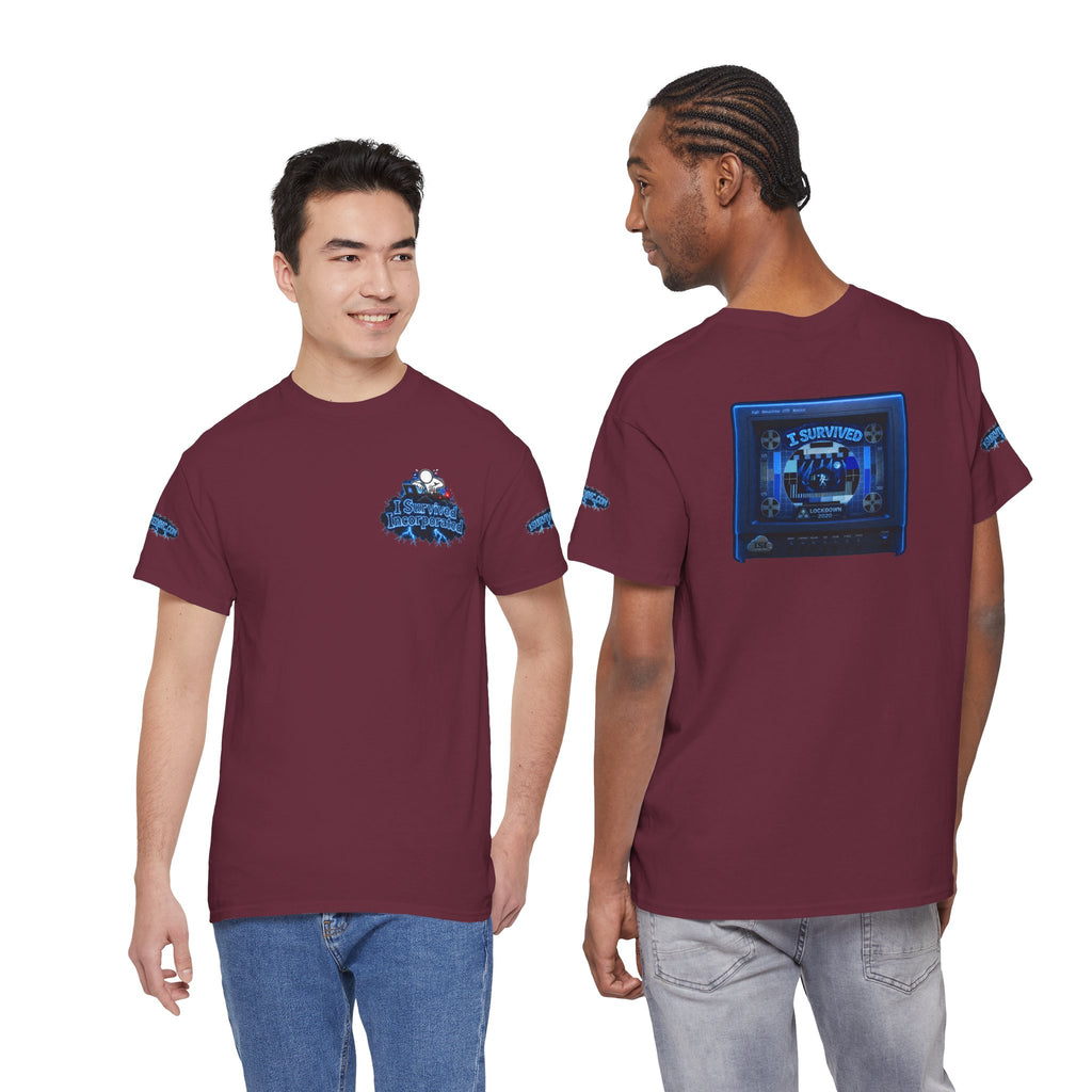 I Survived 2020 — "Please Stand By" Test Pattern Tee Lockdown Special Edition Summer Exclusive Unisex Heavy Cotton Tee