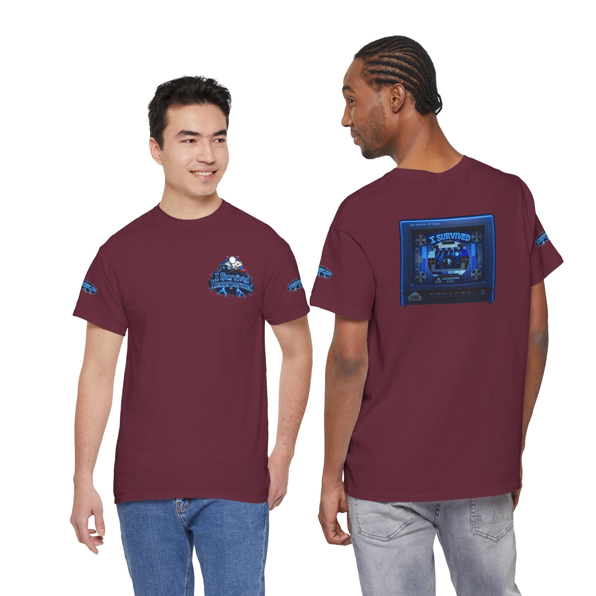 I Survived 2020 — "Please Stand By" Test Pattern Tee Lockdown Special Edition Summer Exclusive Unisex Heavy Cotton Tee