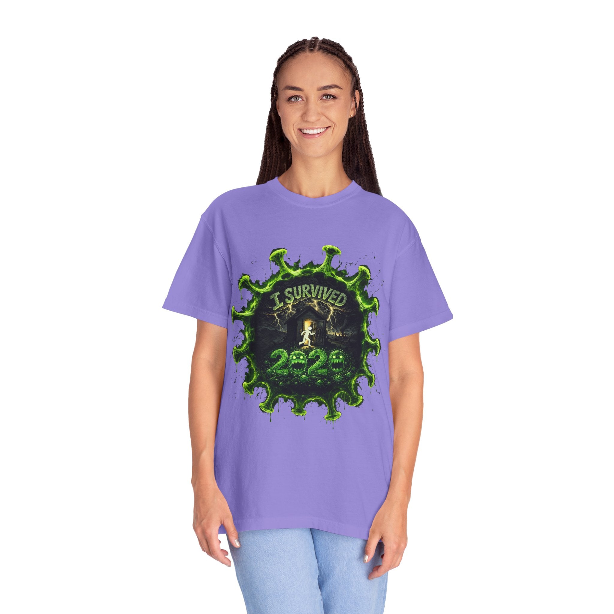 I Survived 2020 — Director's Cut S1:E5 "Delivery Doomsday" | Pandemic Edition Unisex Garment-Dyed T-shirt
