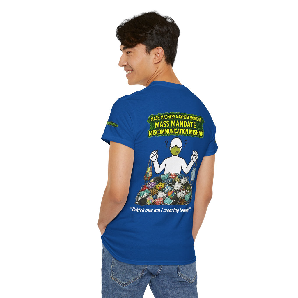I Survived 2020 — PANDEMIC S1:E4: Director's Cut Special Edition "Mask Madness" Unisex Heavy Cotton Tee