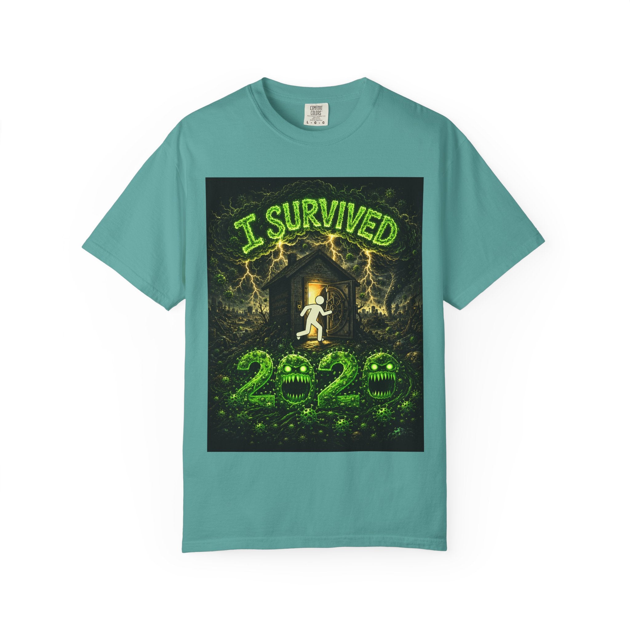 I Survived 2020 — S1:E1 "COVID-19: The Coronavirus" | Pandemic Edition Unisex Garment-Dyed T-shirt