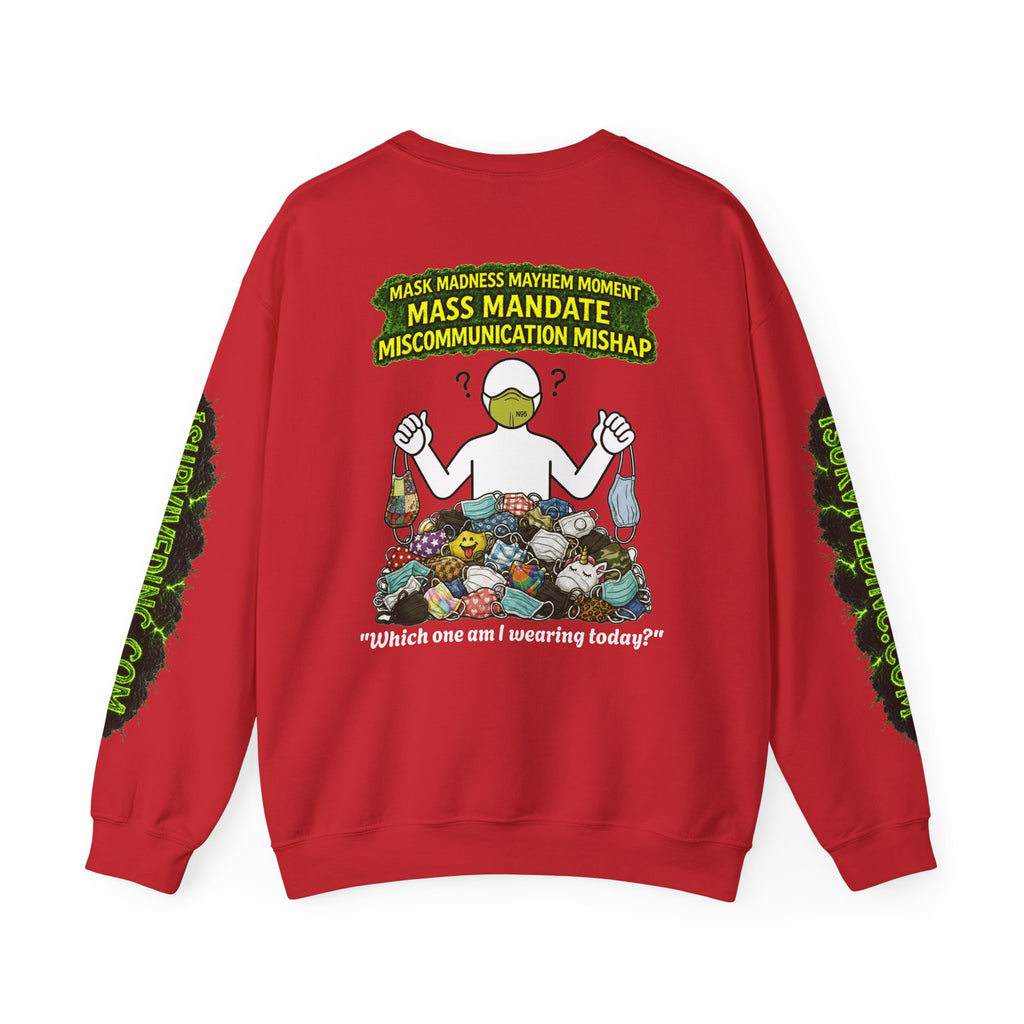 I Survived 2020 — PANDEMIC S1:E4: "Mask Madness" Unisex Heavy Blend™ Crewneck Sweatshirt