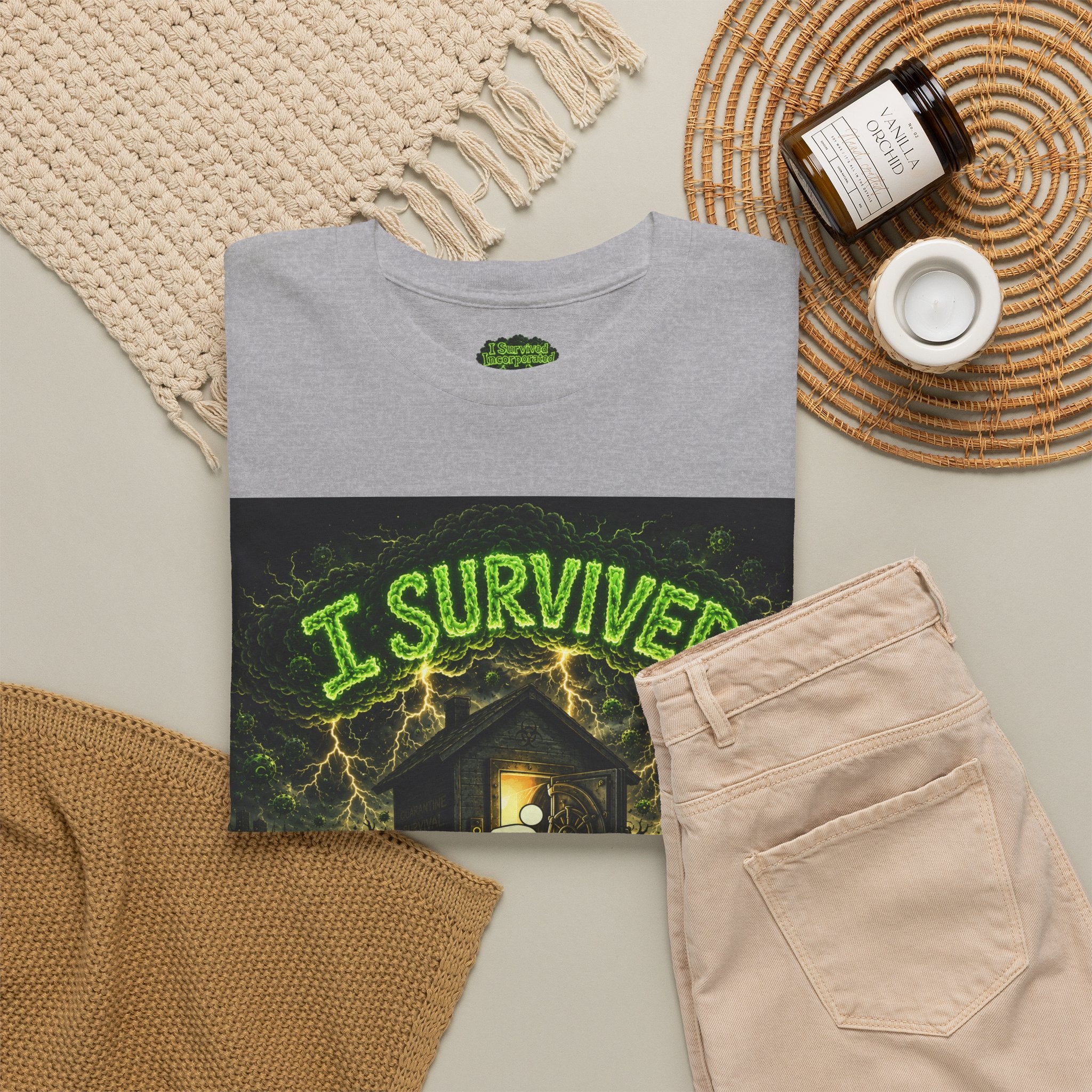 I Survived 2020 — PANDEMIC S1:E4: Special Edition "Mask Madness" Unisex Heavy Cotton Tee