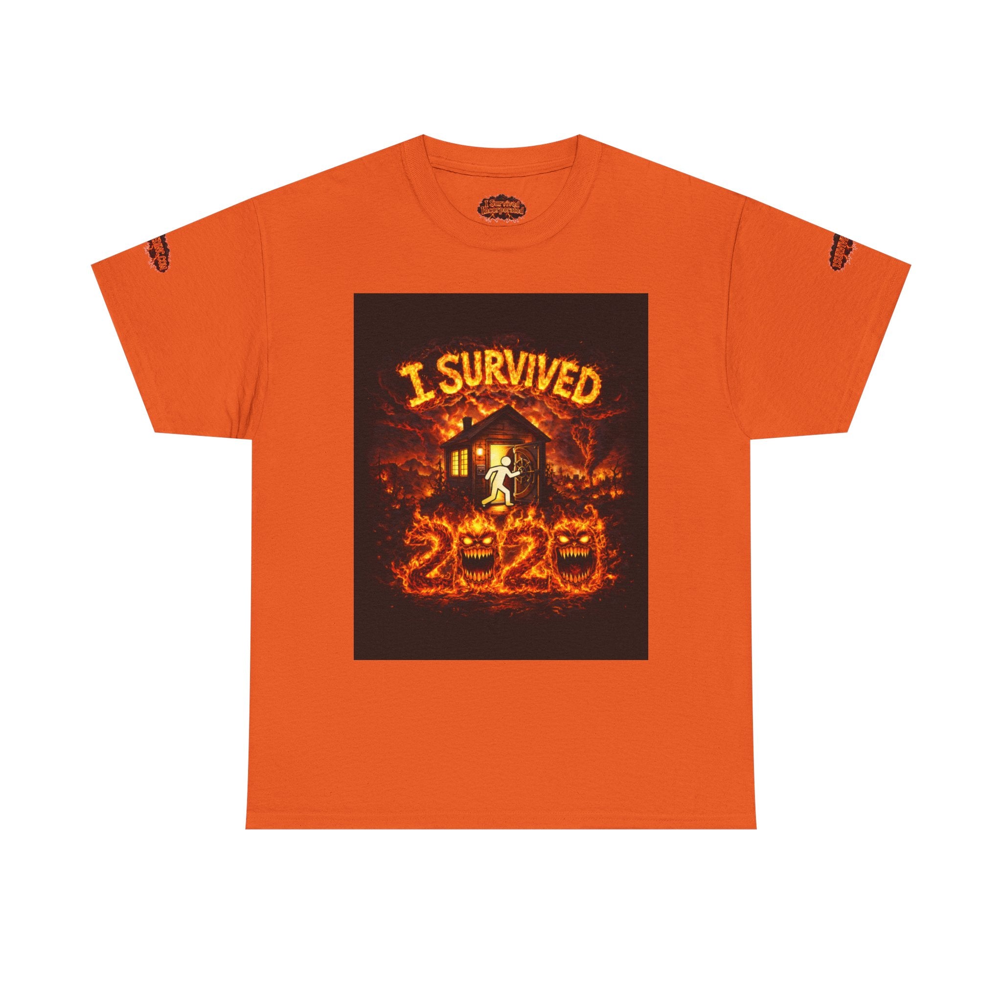 I Survived 2020 — WILDFIRES S2:E2: Special Edition "The Bobcat Fire" Memorial Unisex Heavy Cotton Tee