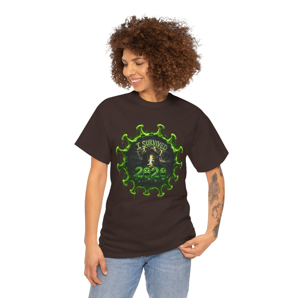 I Survived 2020 — Director's Cut S1:E4 "Mask Madness Mayhem Moment" | Pandemic Edition Unisex Heavy Cotton Tee