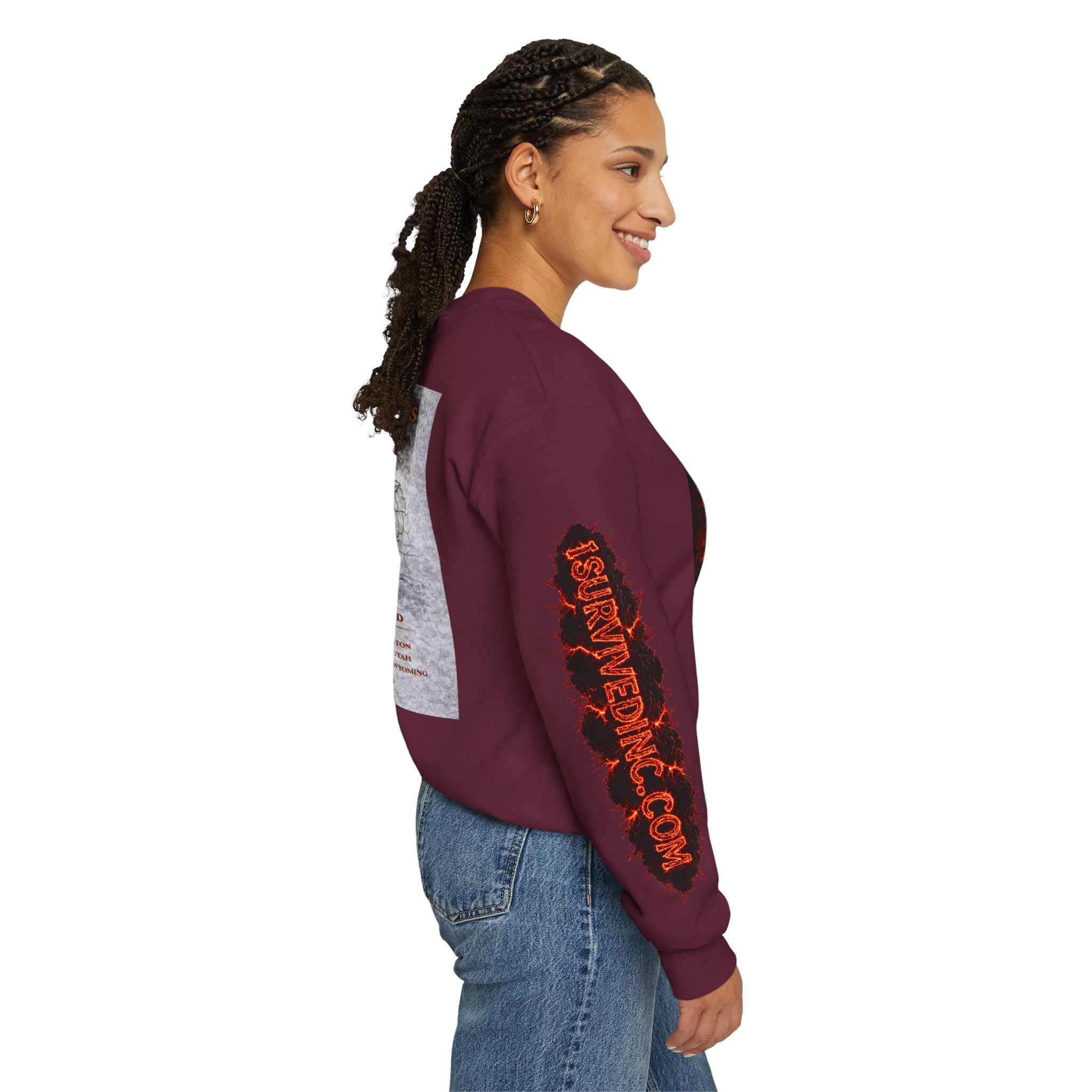 I Survived 2020 — S2:E4 "Western U.S. Wildfire Season" | Mid-Season Finale Pt. 1 | Wildfire Edition Memorial Unisex Heavy Blend™ Crewneck Sweatshirt