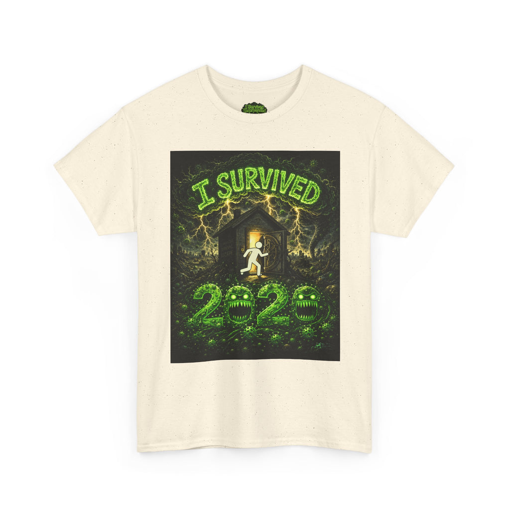 I Survived 2020 — S1:E4 "Mask Madness Mayhem Moment" | Pandemic Edition Unisex Heavy Cotton Tee