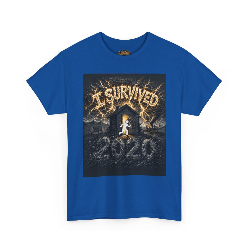 I Survived 2020 — Original Design Teaser Tee | Season 1 Premiere Drop Unisex Heavy Cotton Tee