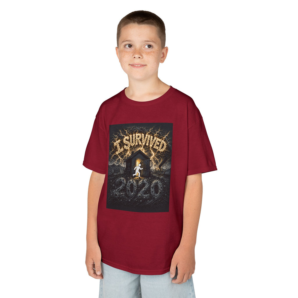 I Survived 2020 — Original Design Teaser Tee | Season 1 Premiere Drop Kids Heavy Cotton™ Tee