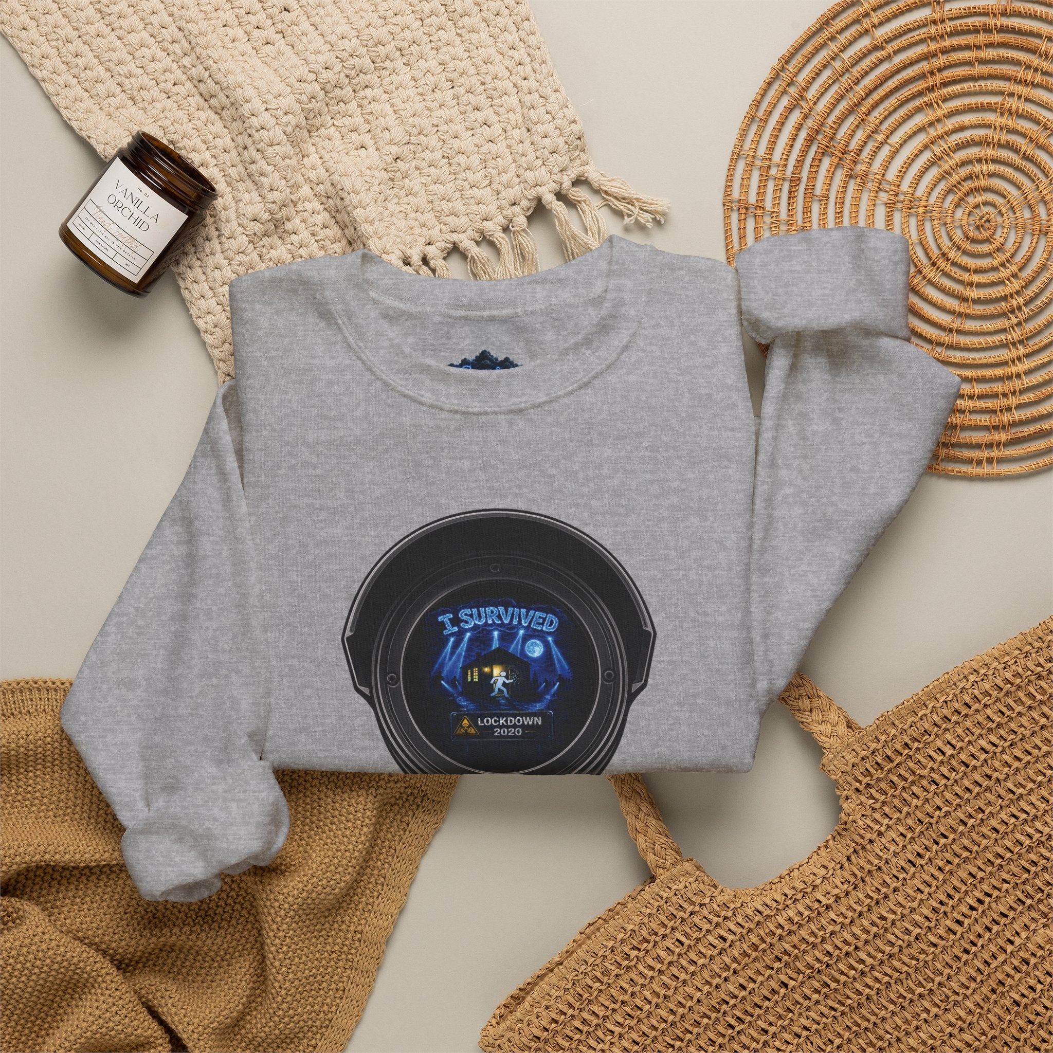 I Survived 2020 — LOCKDOWN S3:E3: Director's Cut Special Edition "Remote Schooling" Unisex Heavy Blend™ Crewneck Sweatshirt