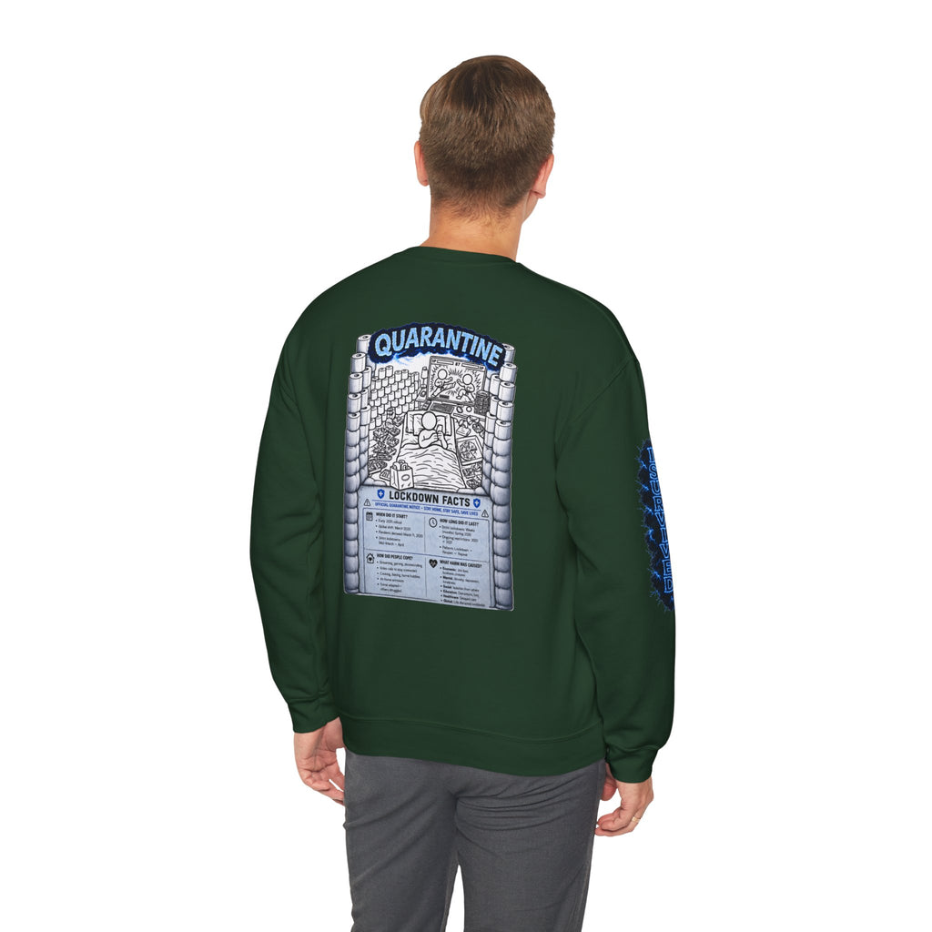 I Survived 2020 —  LOCKDOWN S3:E1: Director's Cut Special Edition "Quarantine" Unisex Heavy Blend™ Crewneck Sweatshirt