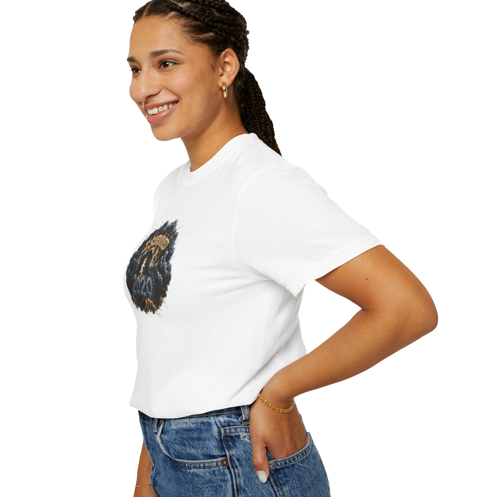 I Survived 2020 — Original PILOT Design: Director's Cut Unisex Garment-Dyed T-shirt
