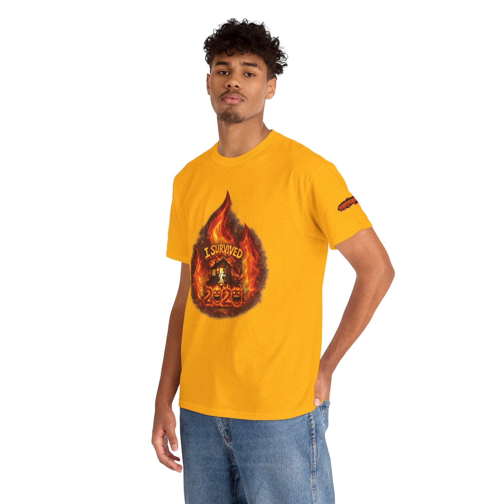 I Survived 2020 — Director's Cut S2:E3 "The California Wildfires" | Wildfire Edition Memorial Unisex Heavy Cotton Tee (SPECIAL EDITION)