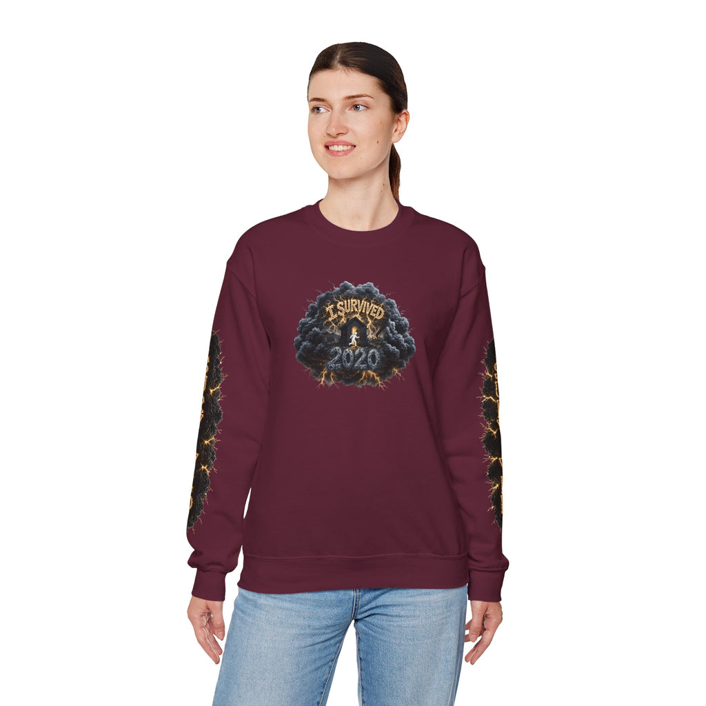 I Survived 2020 — Original PILOT Design: Director's Cut Special Edition Unisex Heavy Blend™ Crewneck Sweatshirt