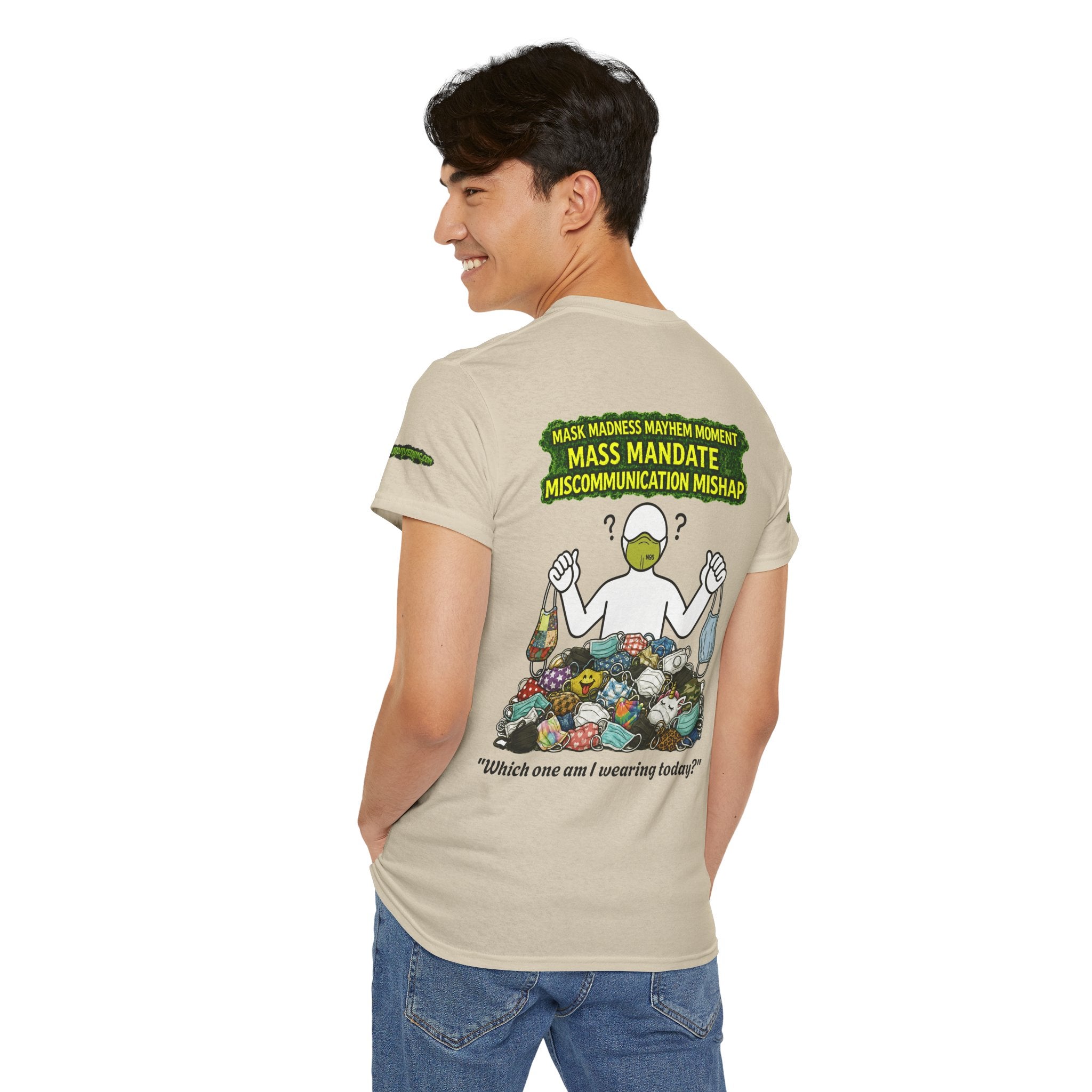 I Survived 2020 — PANDEMIC S1:E4: Director's Cut Special Edition "Mask Madness" Unisex Heavy Cotton Tee