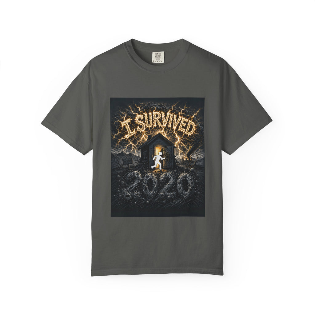 I Survived 2020 — Original PILOT Design Unisex Garment-Dyed T-shirt